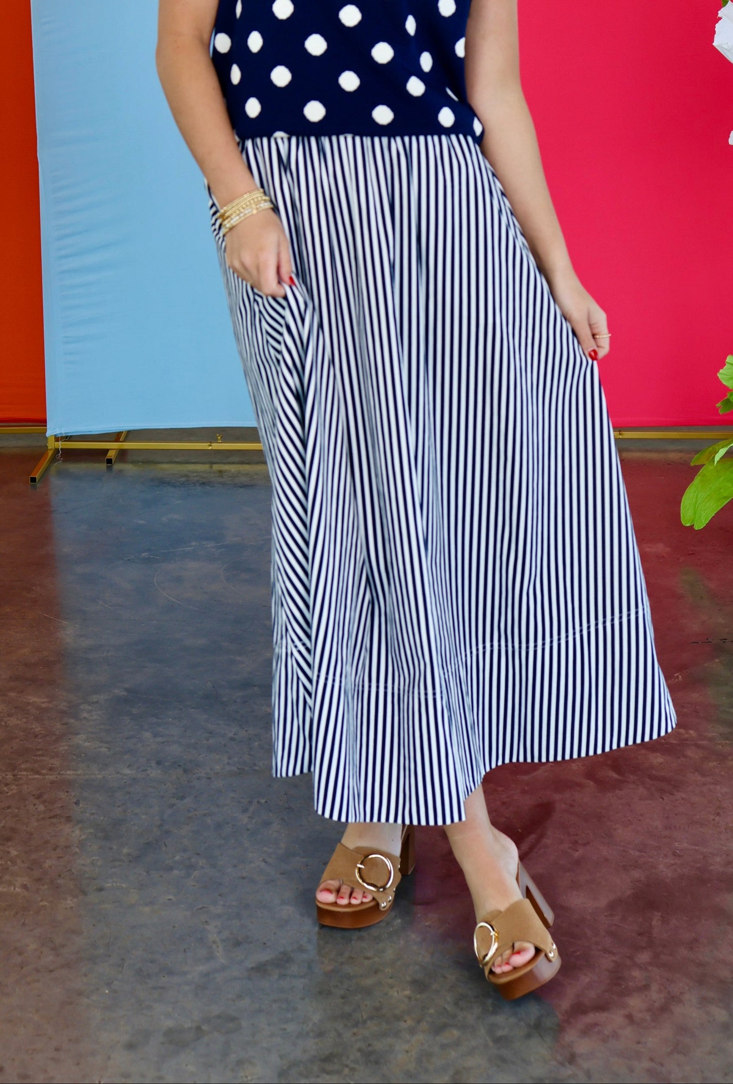 Peace of Mind Navy Skirt