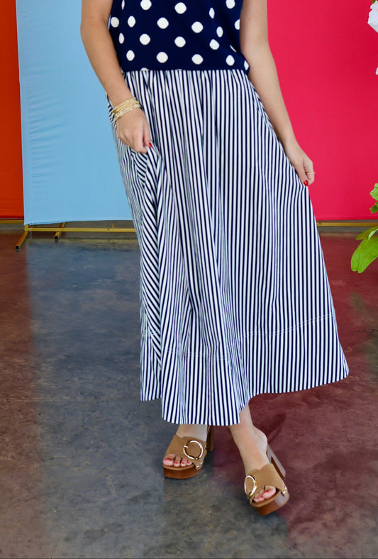 Peace of Mind Navy Skirt