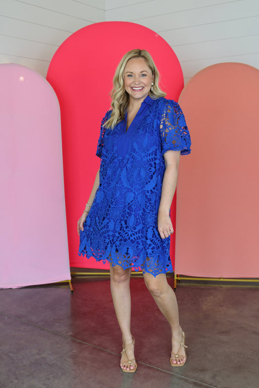 Every Little Detail Blue Dress