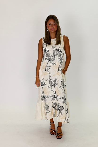 The Good Life Ecru Dress