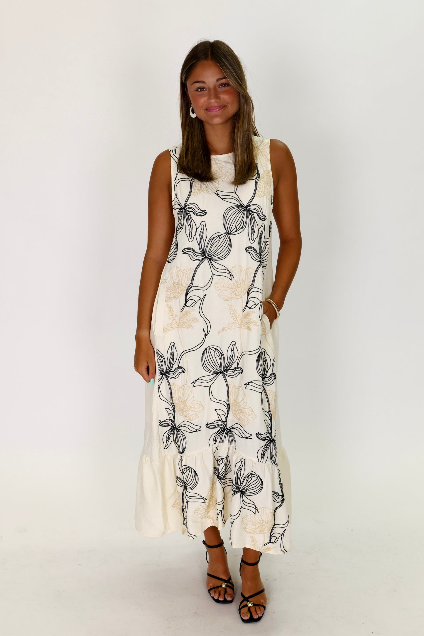 The Good Life Ecru Dress