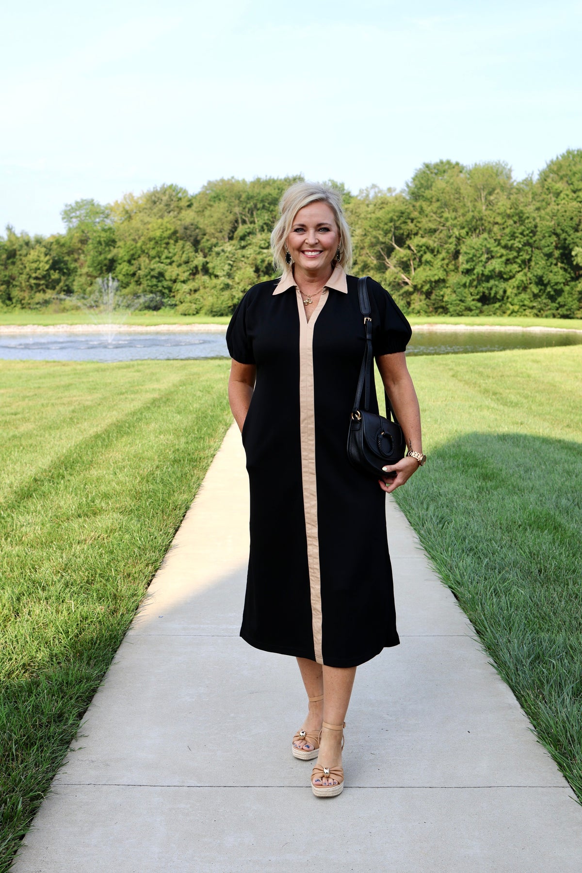 Linear Path Dress