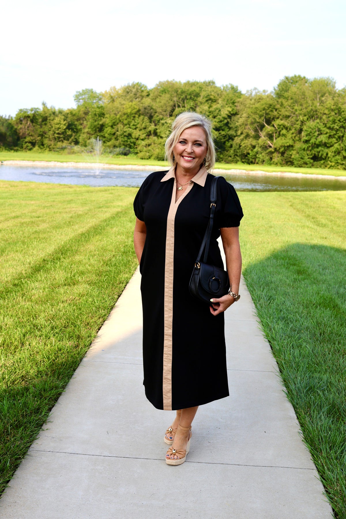 Linear Path Dress