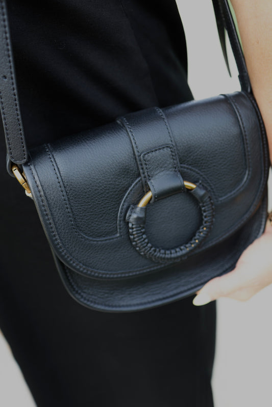 Kiva Small Black Crossbody