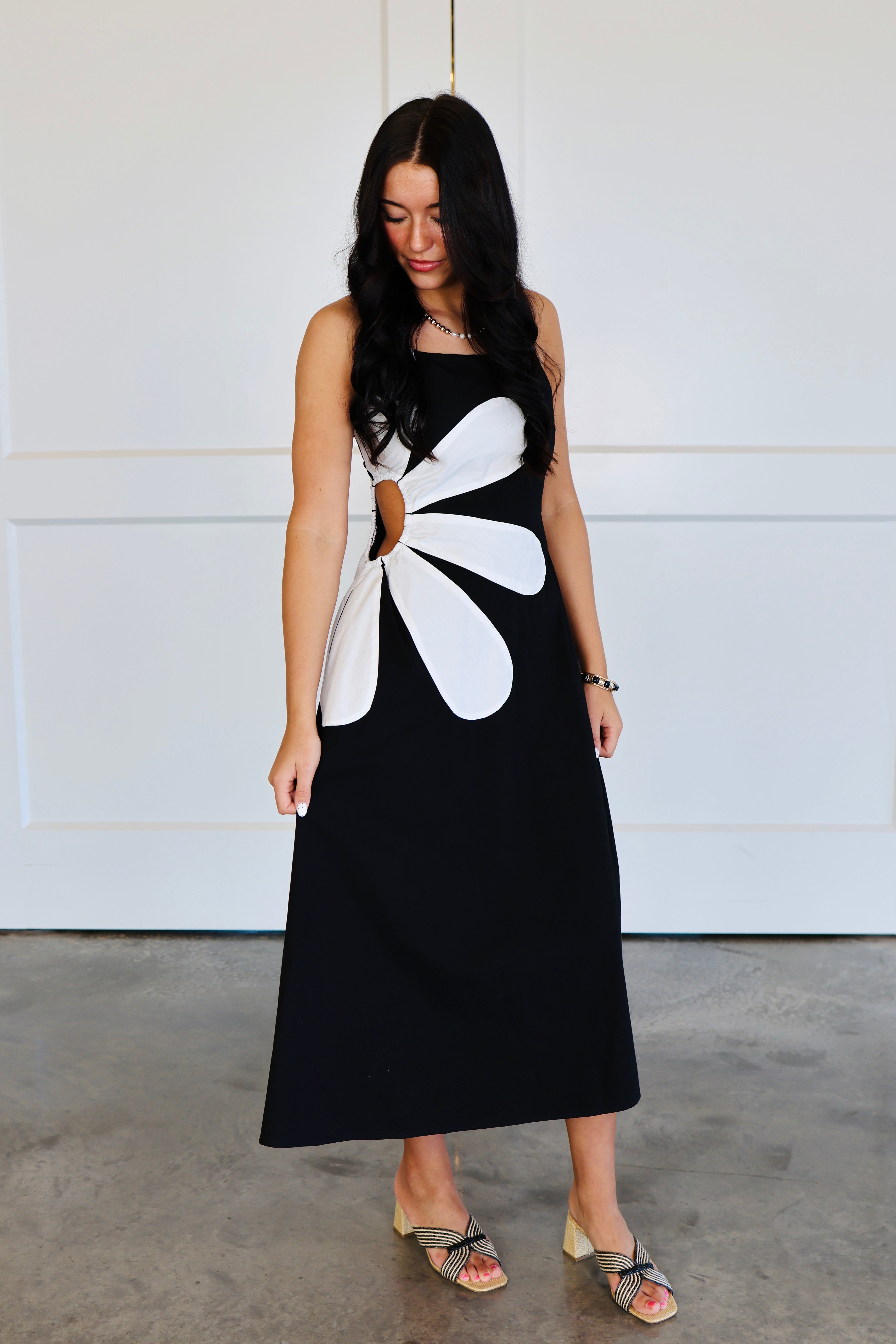 Back in Bloom Black Dress – Ribbon Chix