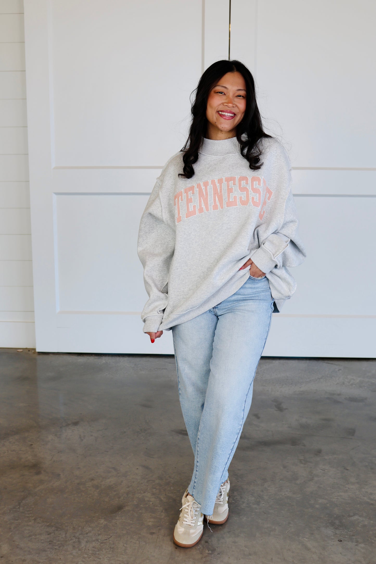 Tennessee' Embroidery Sweatshirt