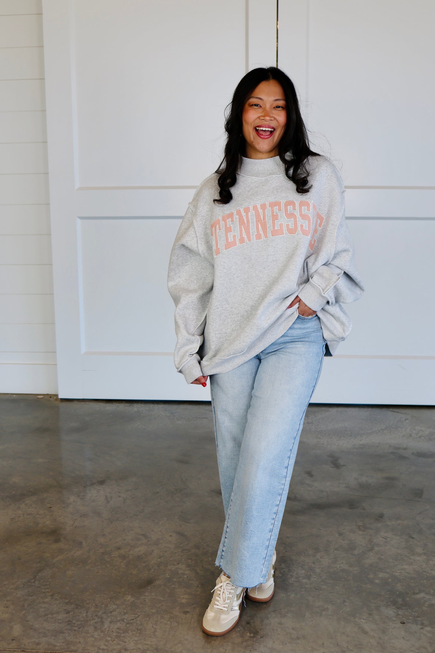 Tennessee' Embroidery Sweatshirt