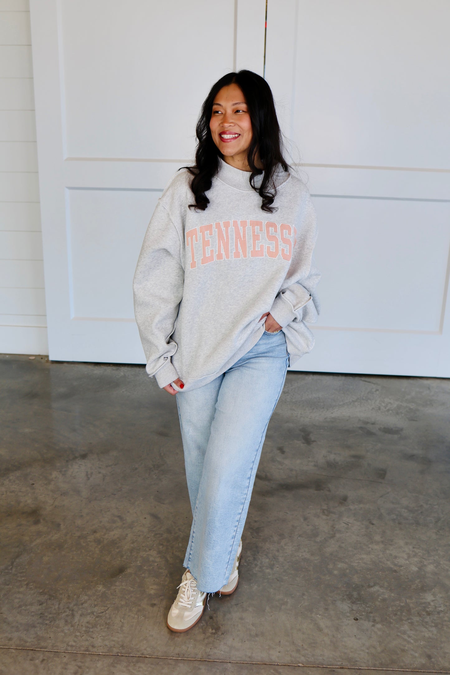 Tennessee' Embroidery Sweatshirt
