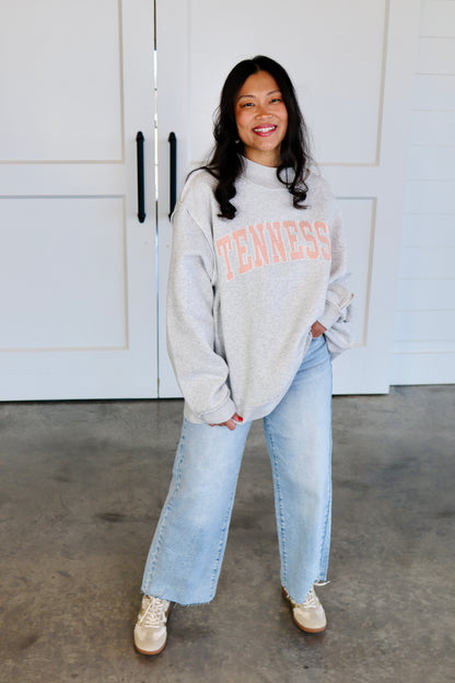 Tennessee' Embroidery Sweatshirt
