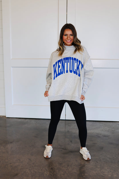 Kentucky & Ky Reversible Grey Sweatshirt