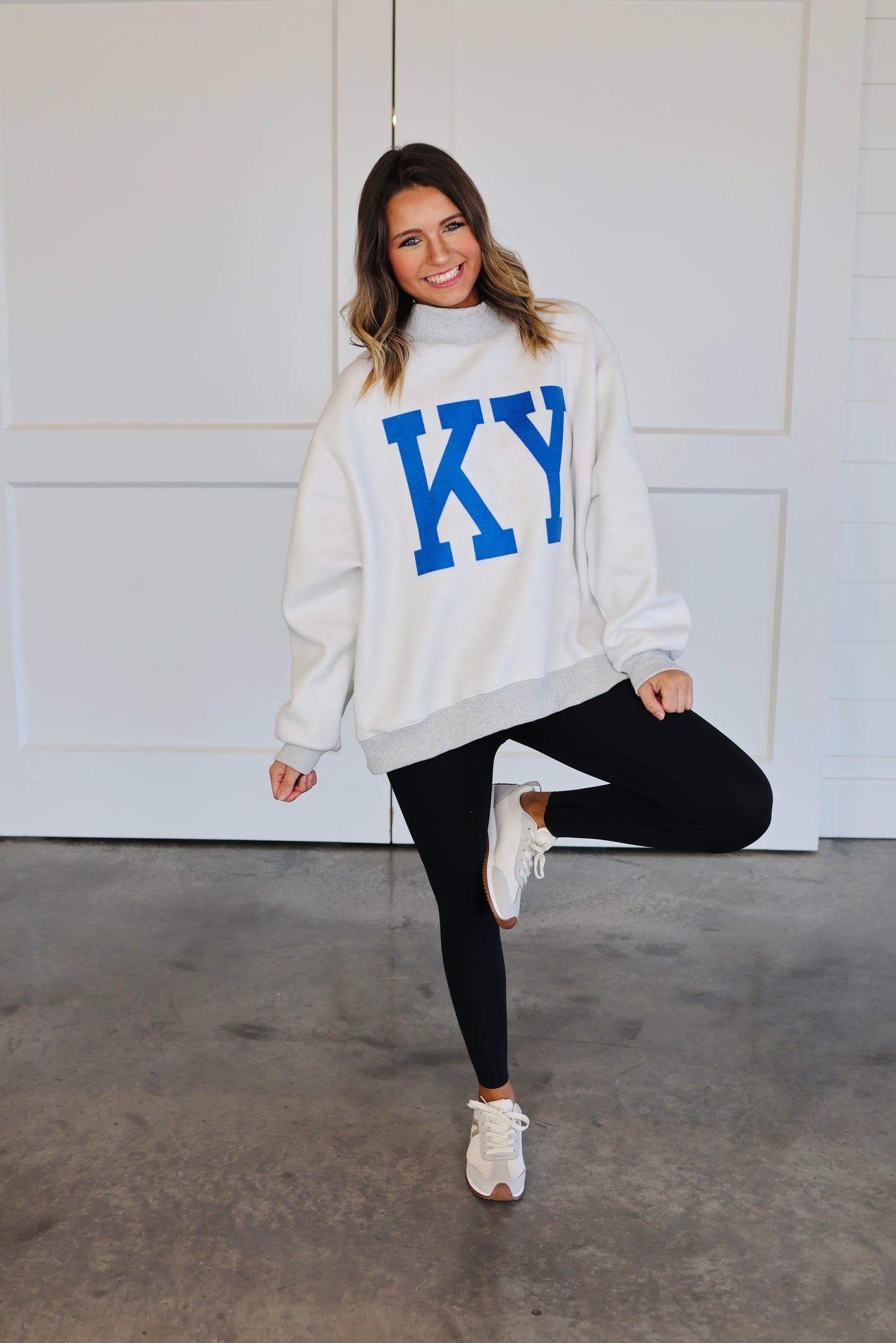 Kentucky & Ky Reversible Grey Sweatshirt