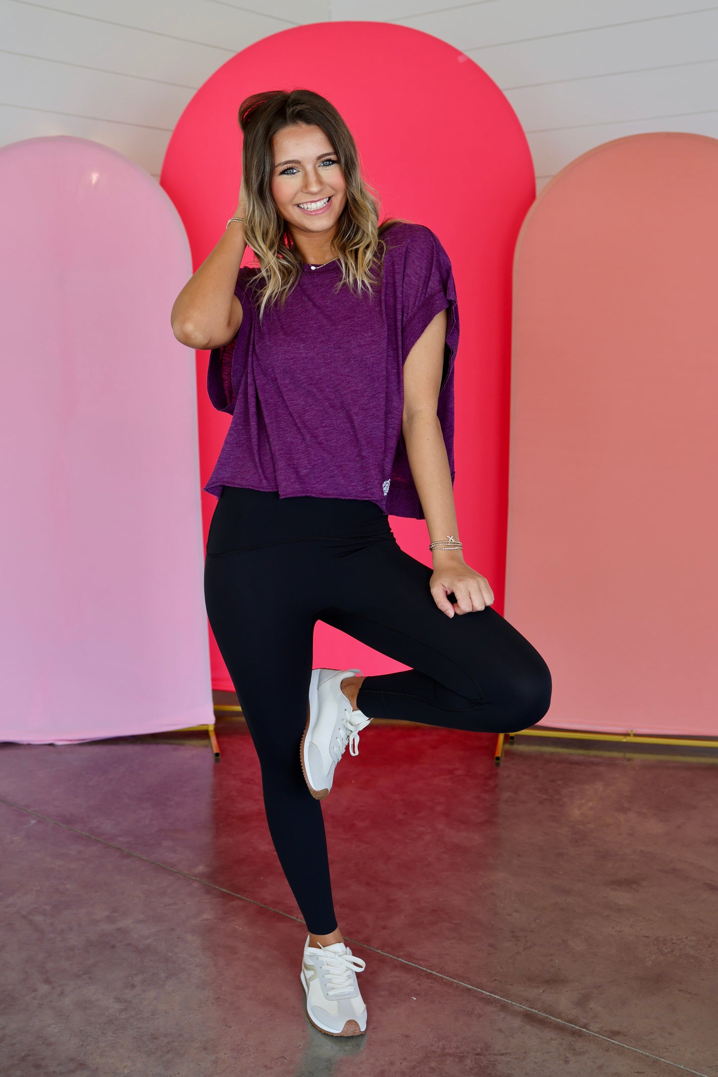 My Time Black Cherry Tee