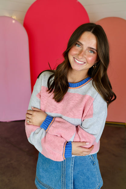 Pretty in Stripes Sweater