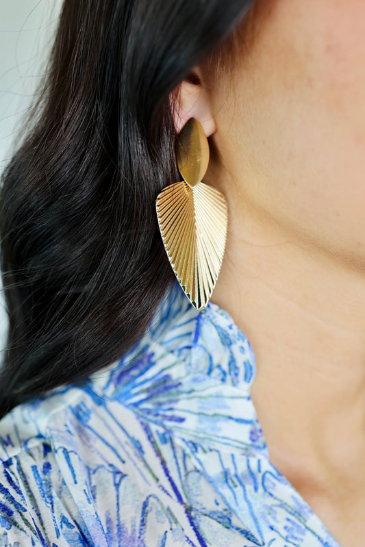 Whispering Leaves Drop Earrings