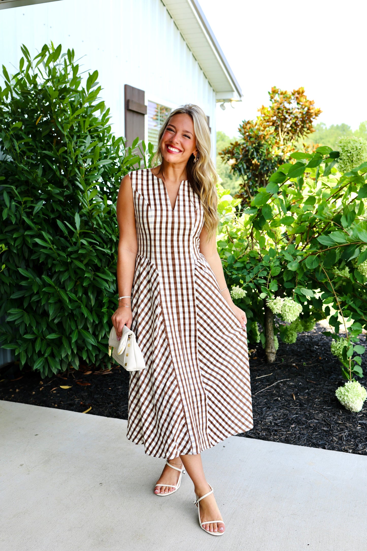 Checkered Charm Dress