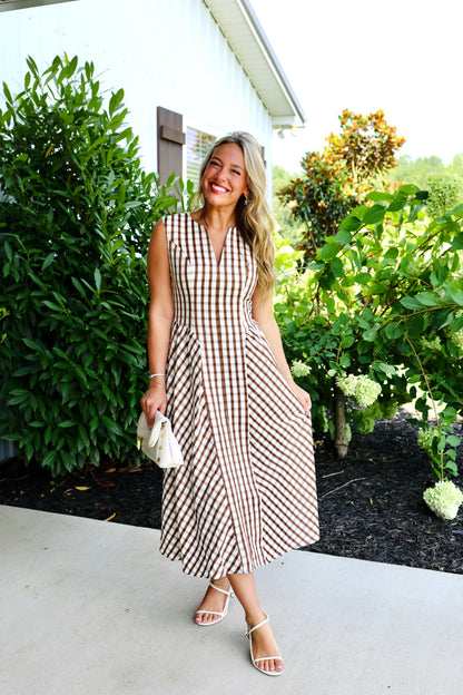 Checkered Charm Dress