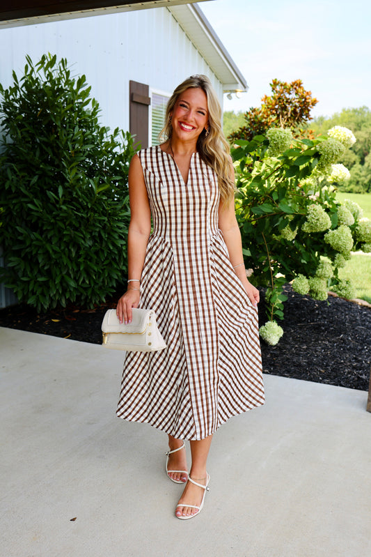 Checkered Charm Dress