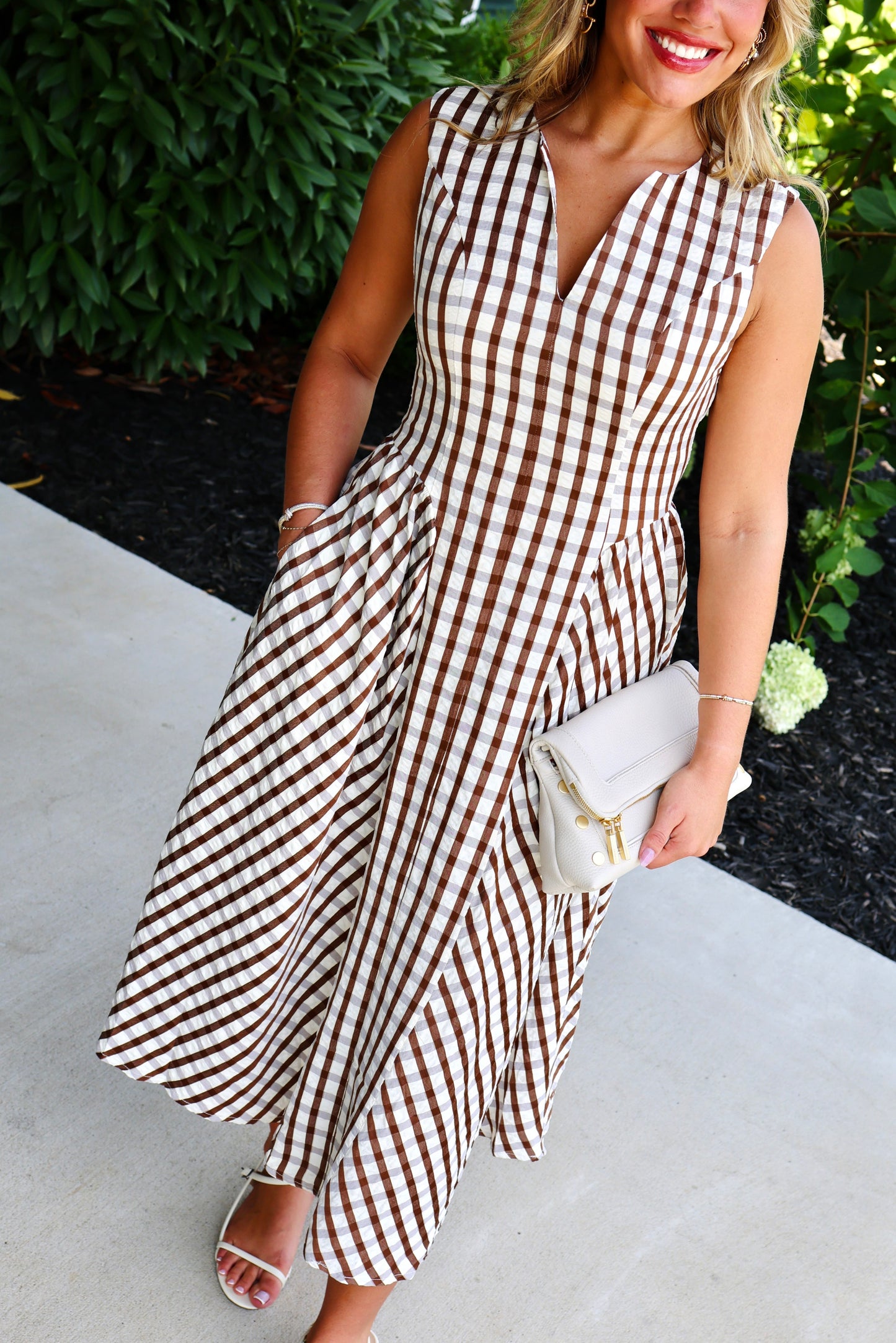 Checkered Charm Dress