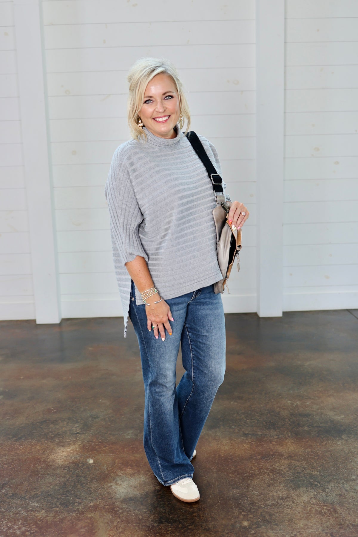 Teresa Heather Grey Tunic
