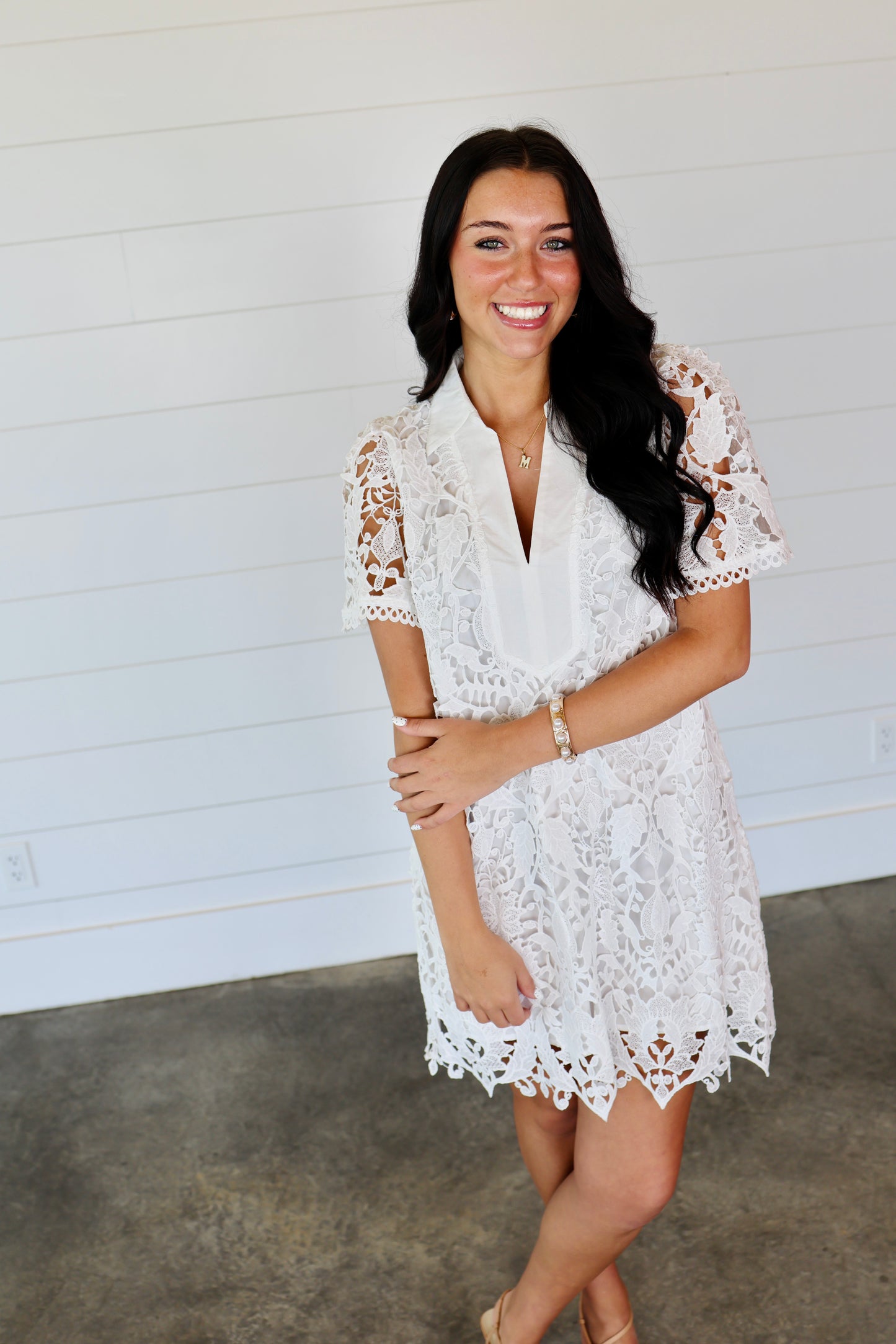 Every Little Detail Off White Dress