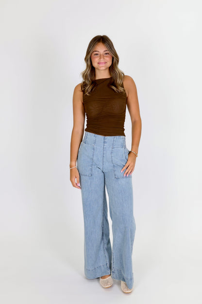 Linear Illusion Top