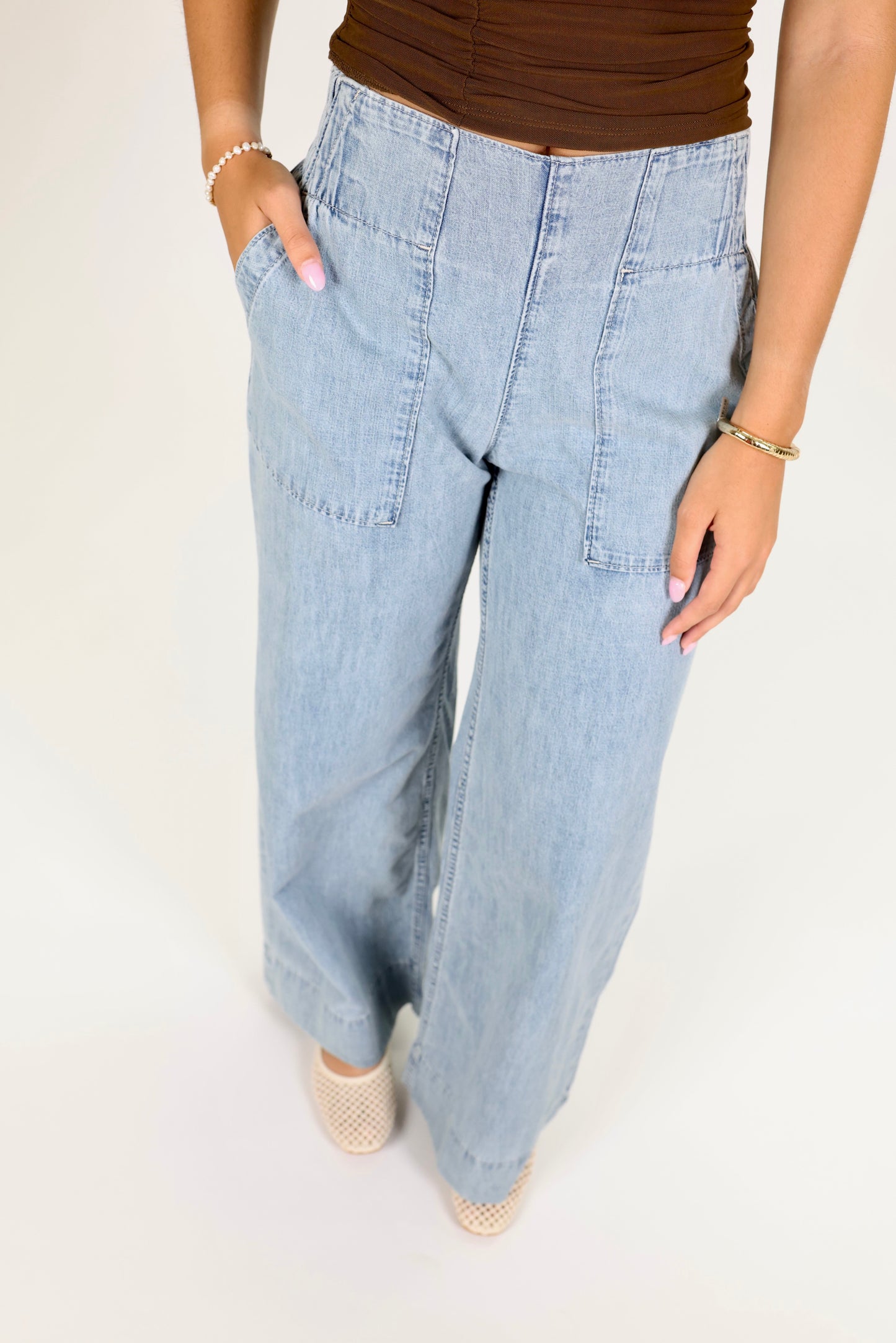 Breezy Denim Pull-On Dusk Jeans