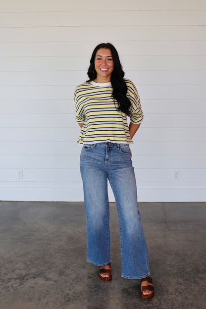 Clean Rugby Yellow Combo Tee
