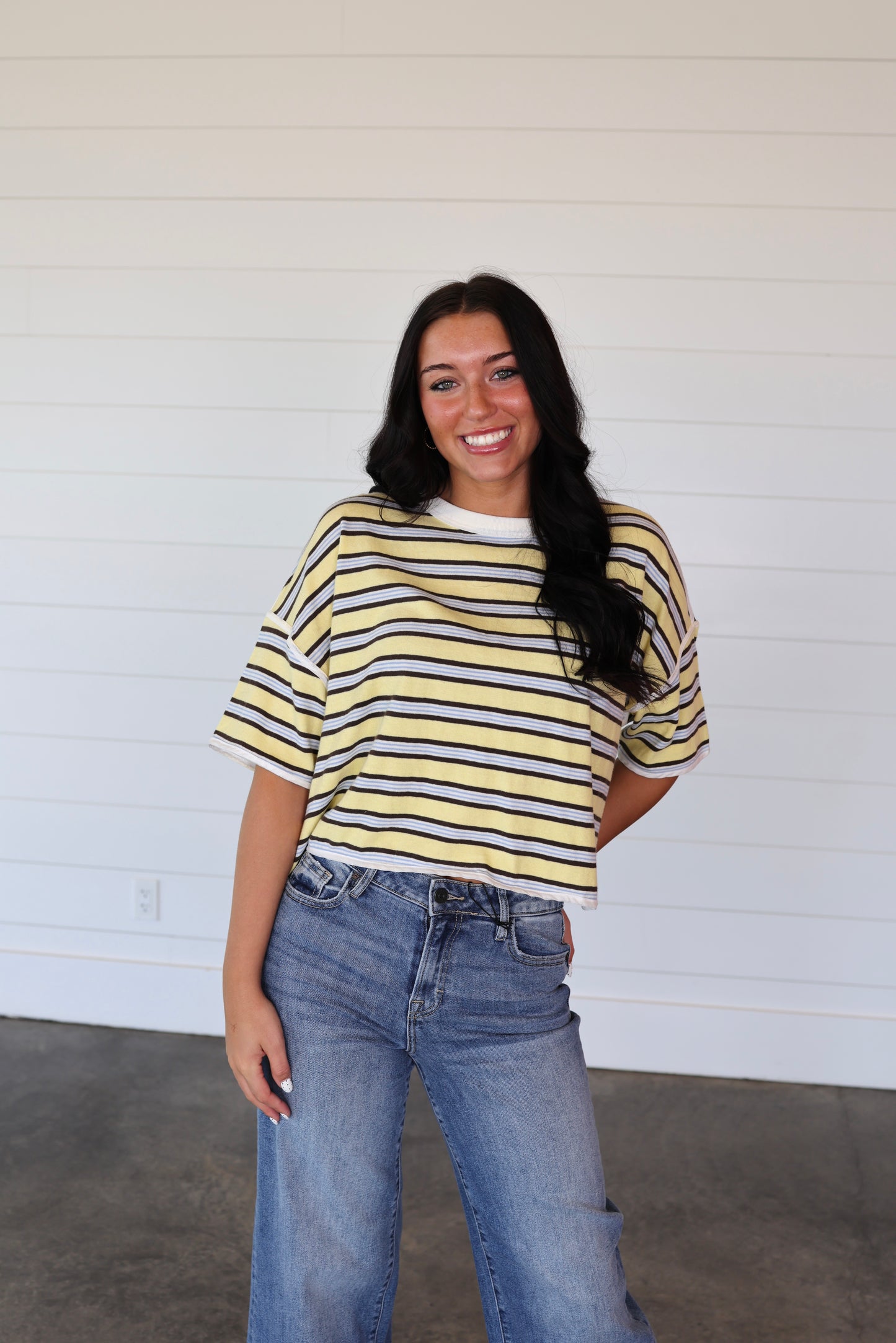 Clean Rugby Yellow Combo Tee