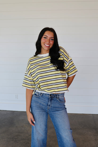 Clean Rugby Yellow Combo Tee