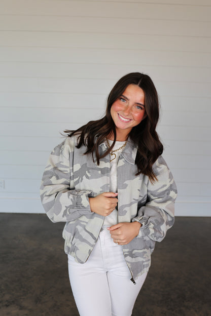 Camo Flight Jacket