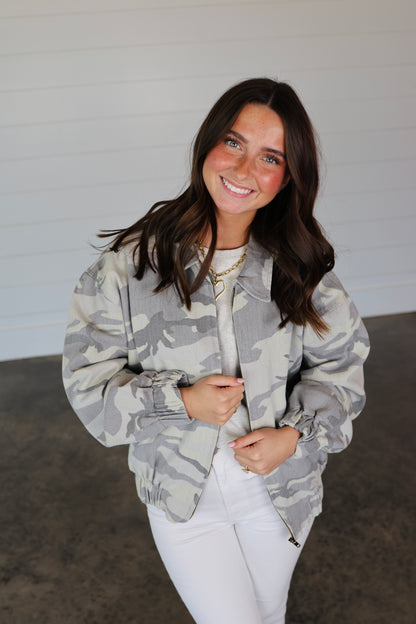 Camo Flight Jacket