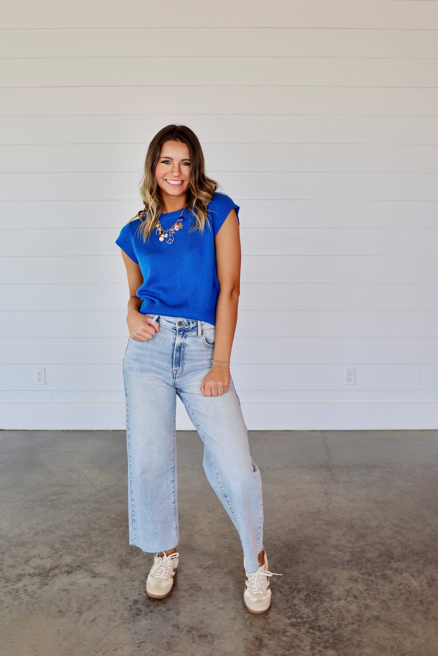 Looking For Comfort Blue Top