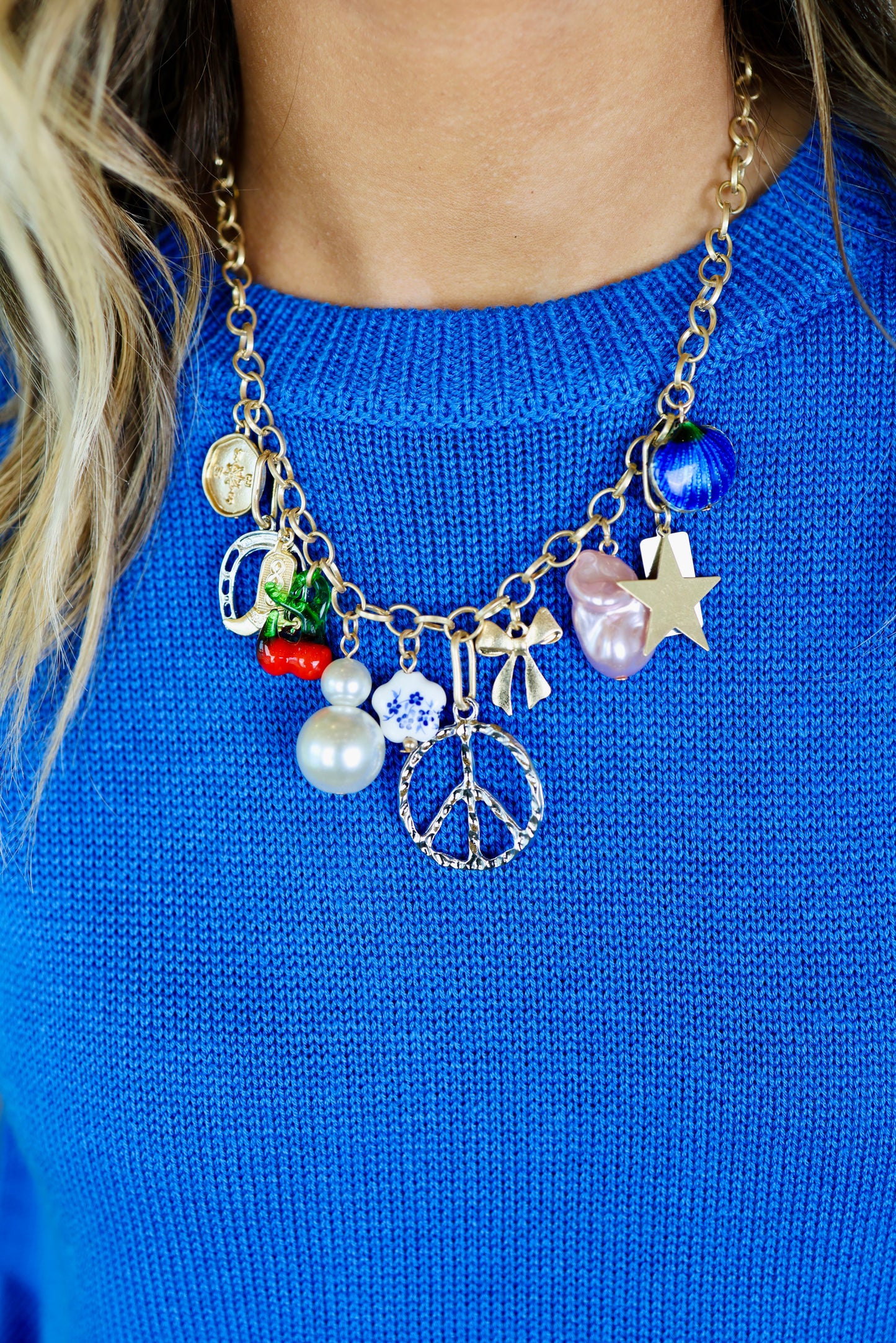 Golden Rule Charm Necklace