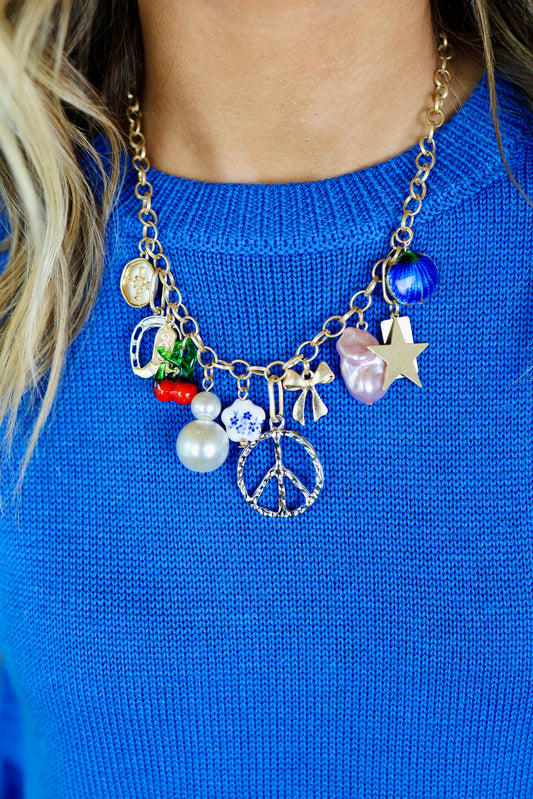 Golden Rule Charm Necklace