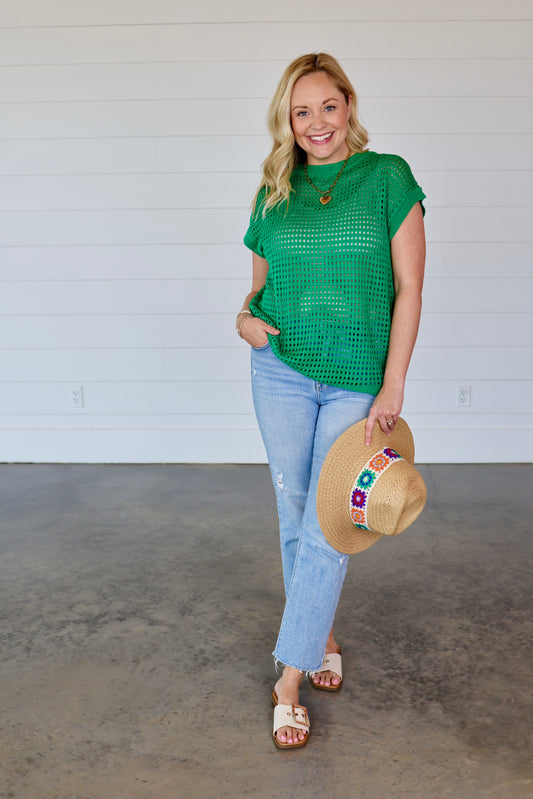 New Adventures Green Top
