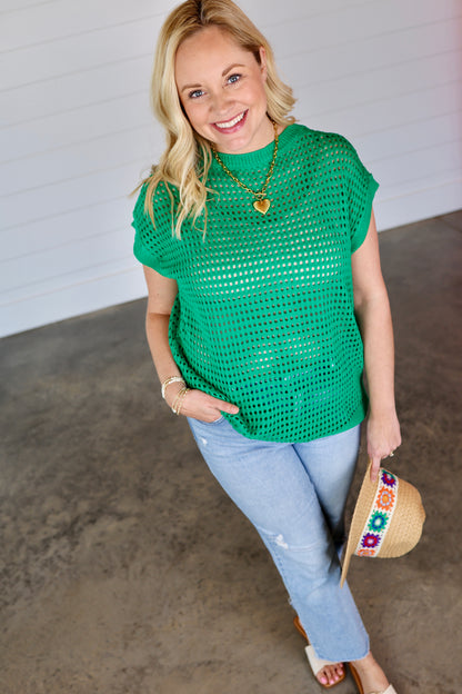 New Adventures Green Top