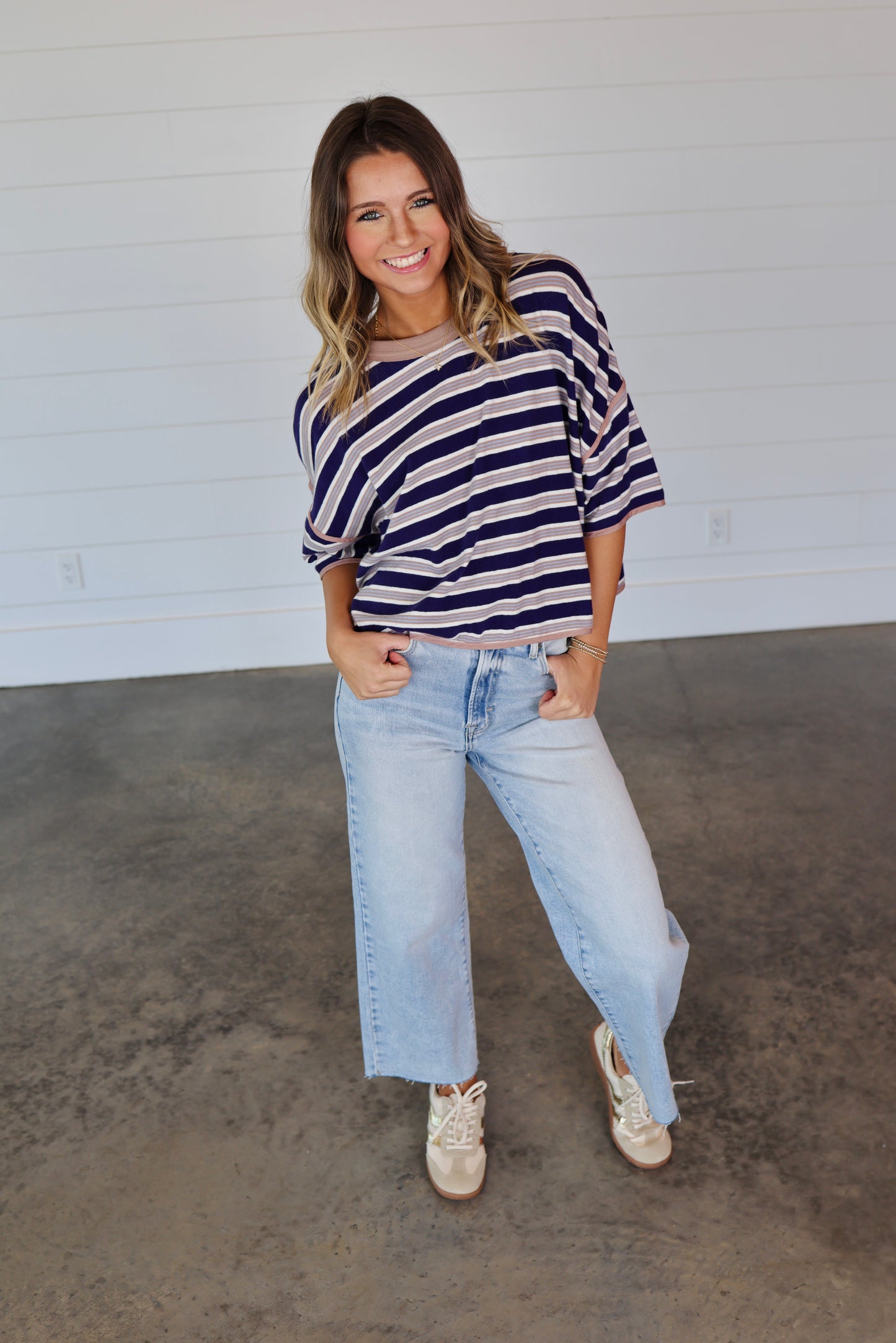 Clean Rugby Navy Combo Tee