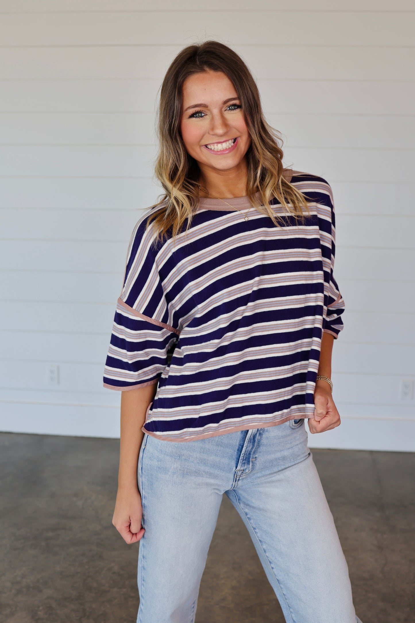 Clean Rugby Navy Combo Tee