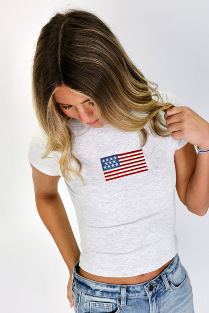 Stitched in Freedom Top