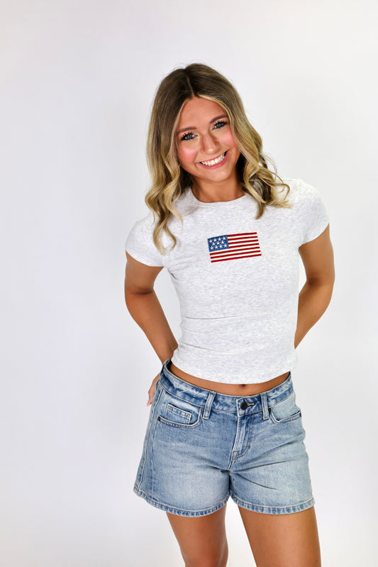Stitched in Freedom Top