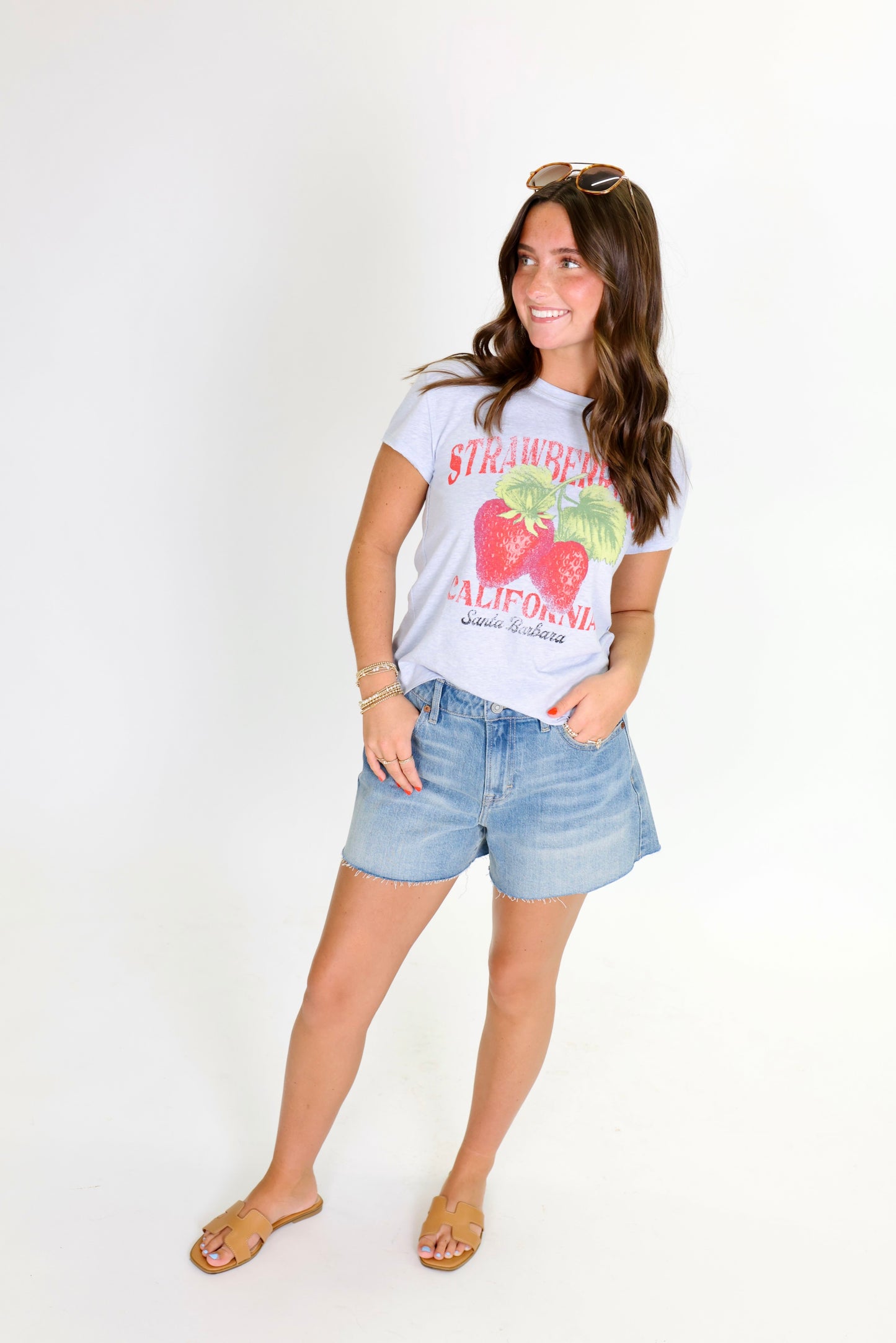 Nova Strawberry Combo Graphic Tee