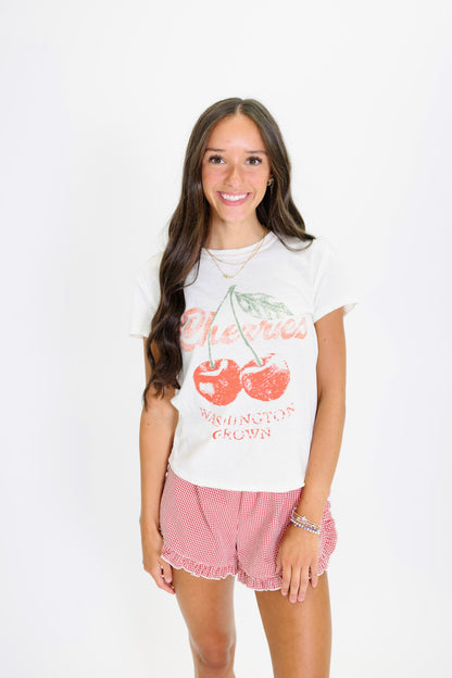 Nova Cherry Combo Graphic Tee