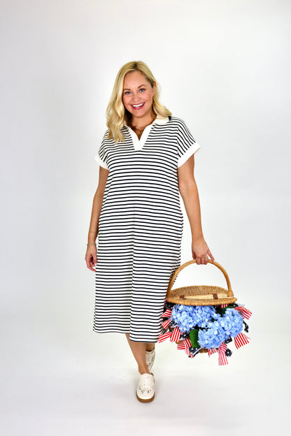 Echo Style Navy Dress