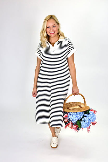 Echo Style Navy Dress