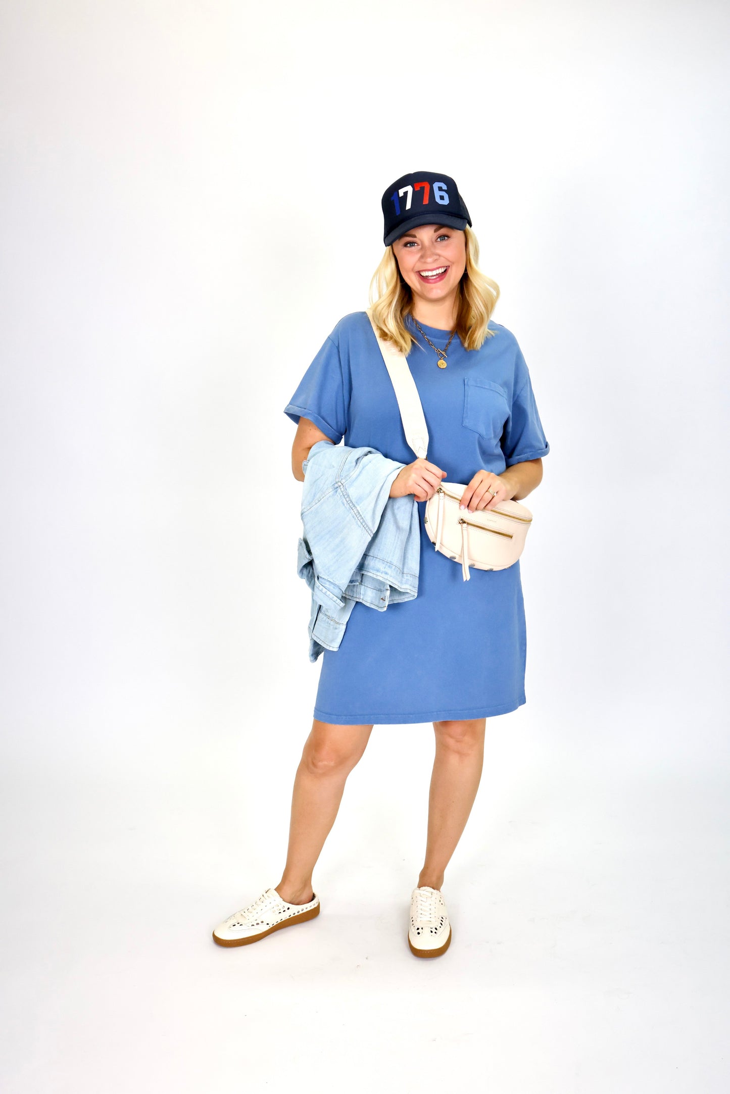Kick Back Vintage Indigo Dress