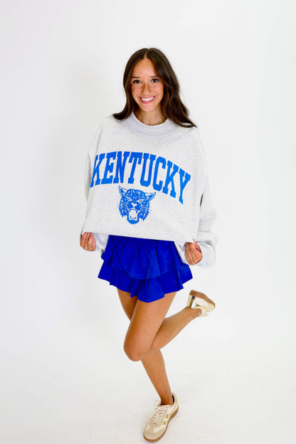 Kentucky Mascot Reversible Grey Sweatshirt