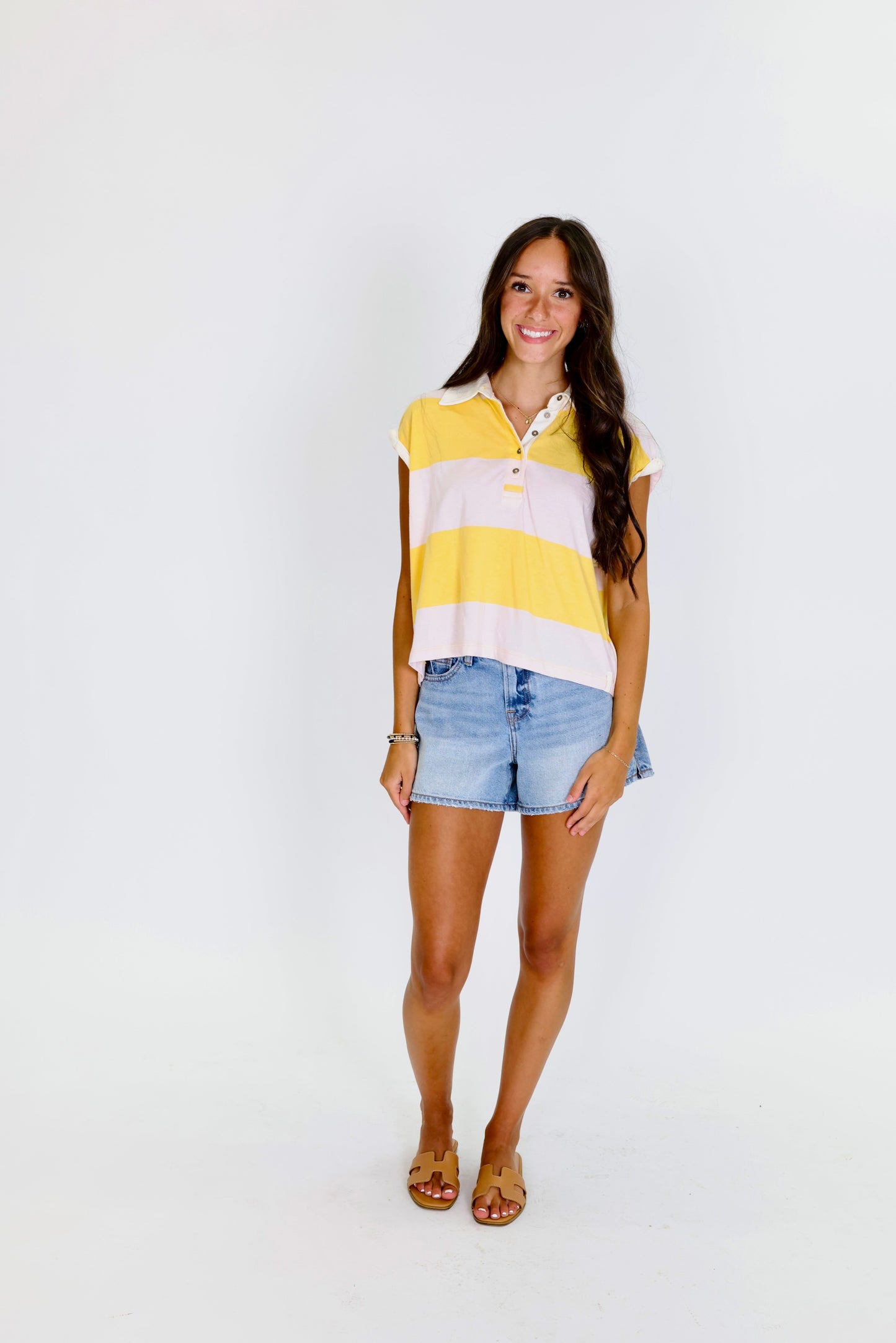 Harper Yellow Pale Top
