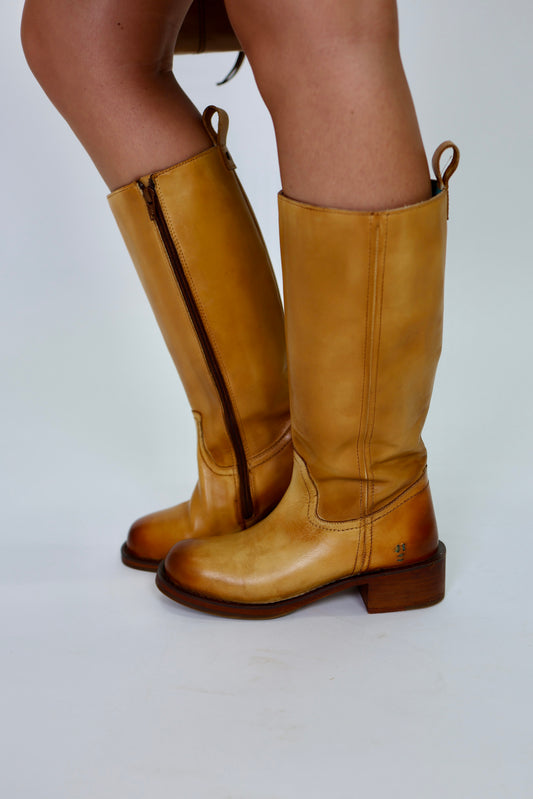 Froe Banana Tan Distressed Boot