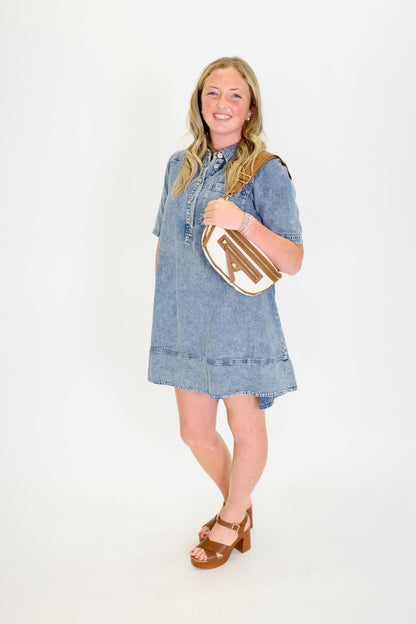 Indigo Utility Dress