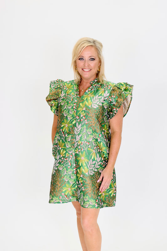 Leaving an Impression Green Dress